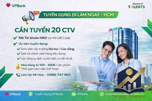VPBank Tuyển Cộng Tác Viên