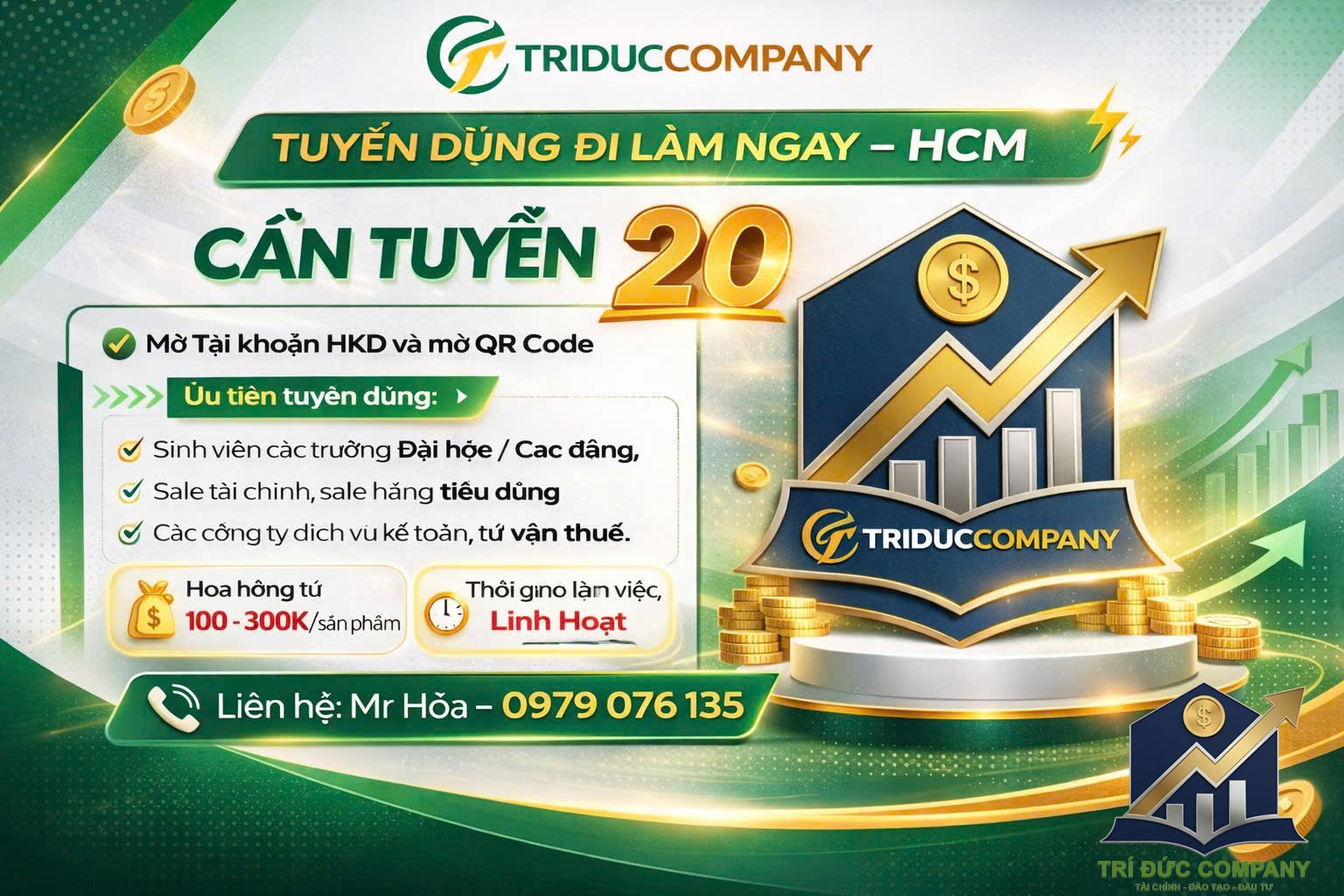 Triduccompany Tuyển Dụng Cộng tác viên